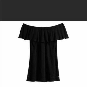*New* black off shoulder top